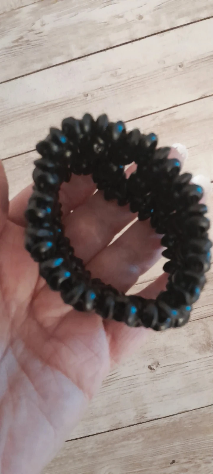Pulsera de madera, color negro, Bohème – photo 2